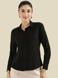 Hammered Classic Collar Pintuck Shirt