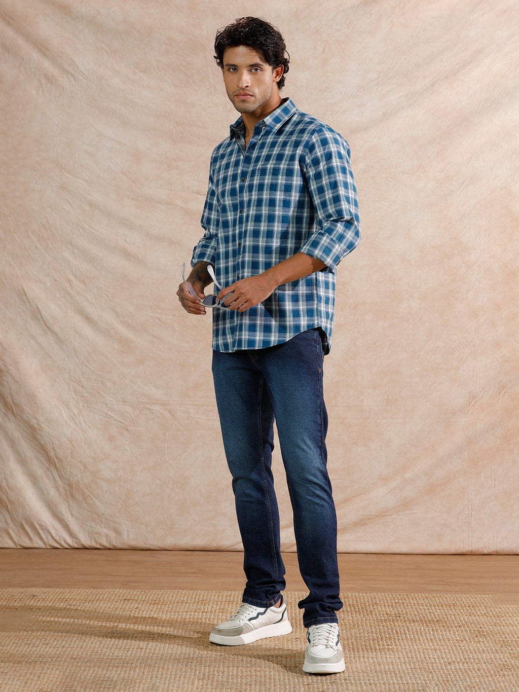 Pop Tone Regular Fit Shirt | Blue