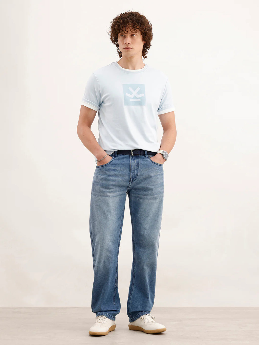 Anti Fit Denim Jeans  | Light Blue