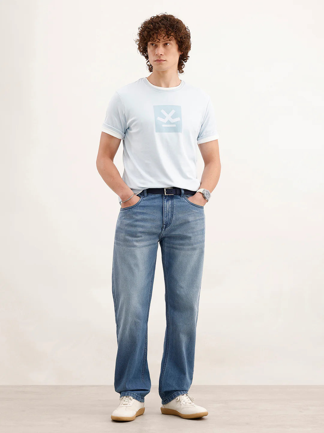 Anti Fit Denim Jeans  | Light Blue