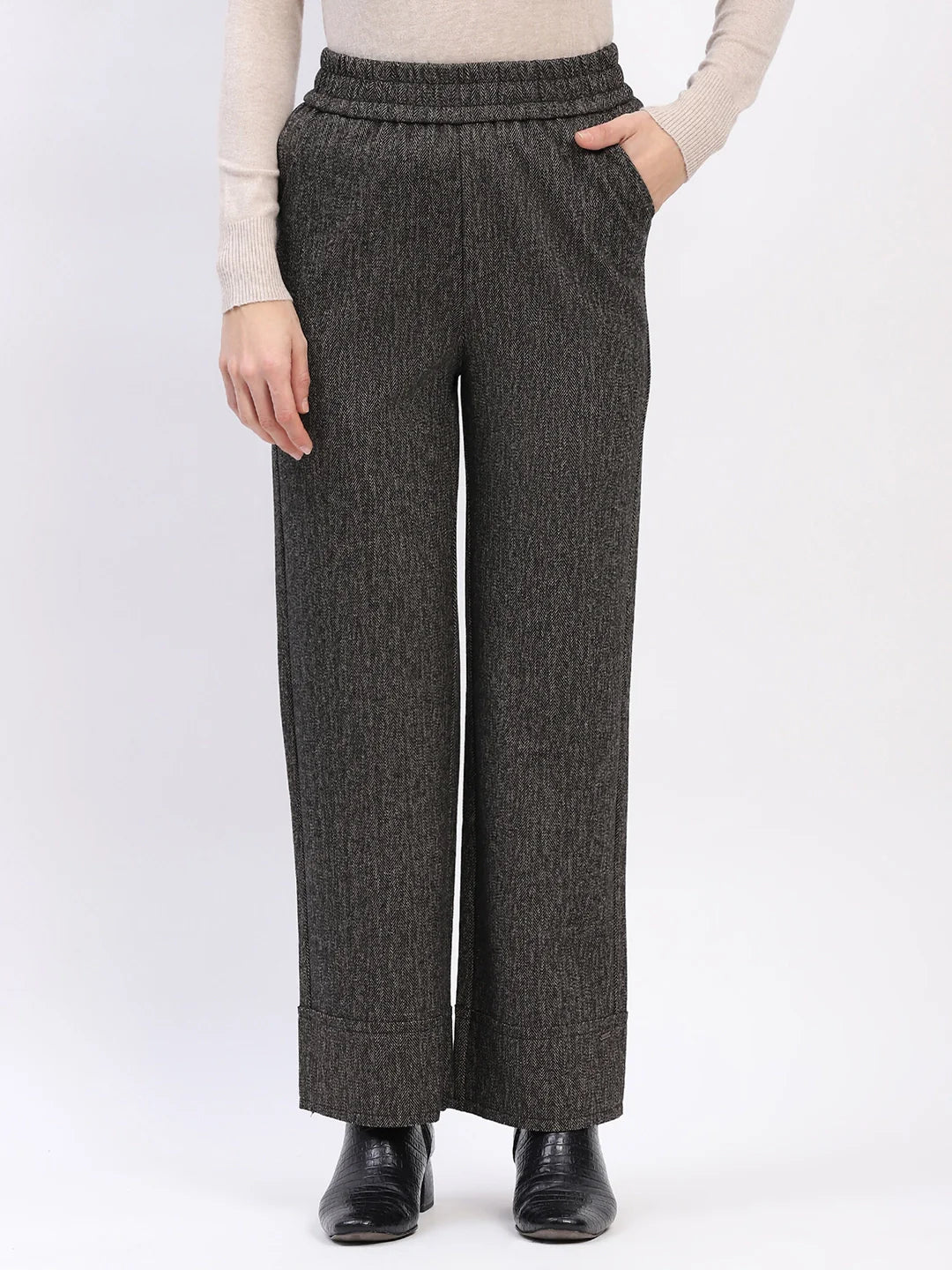 Pinstripe Chevron Winter Lower