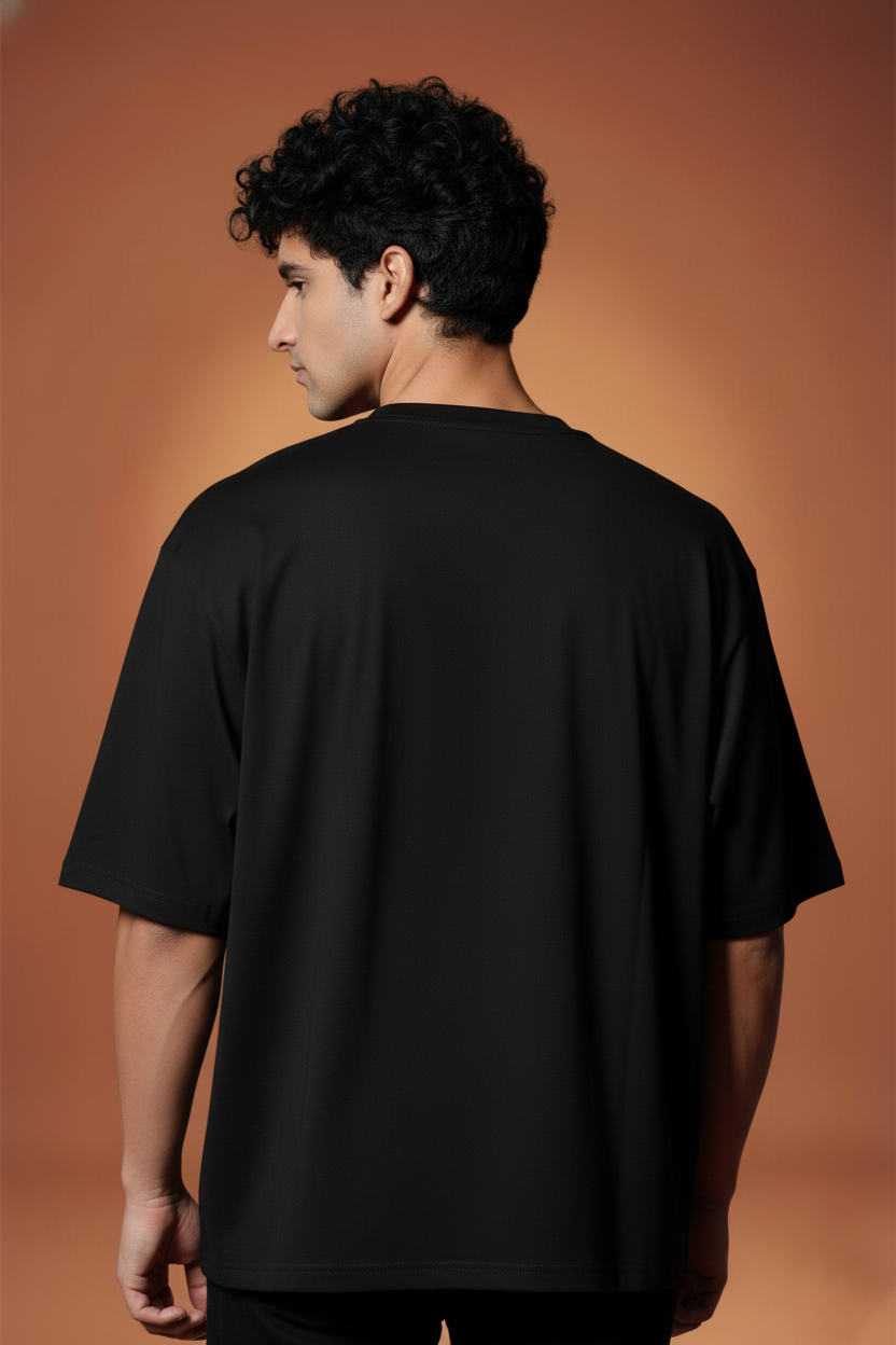 Men Printed Cotton Oversized T-Shirt