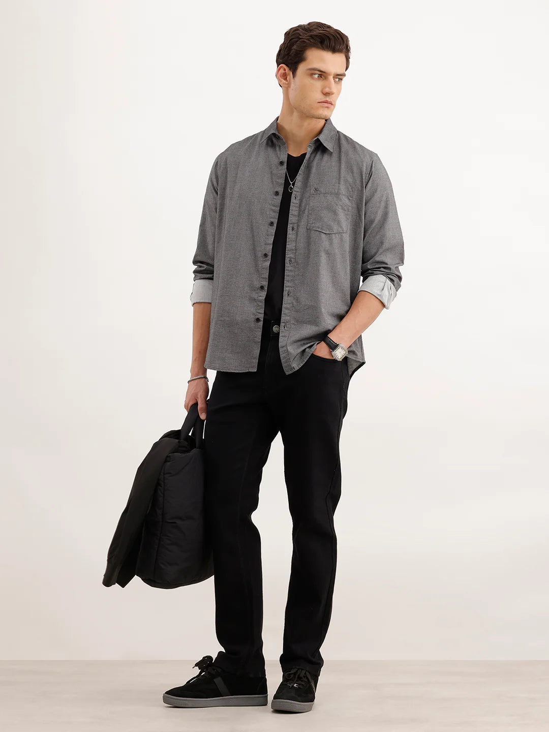 Classic Regular Fit Shirt | Black