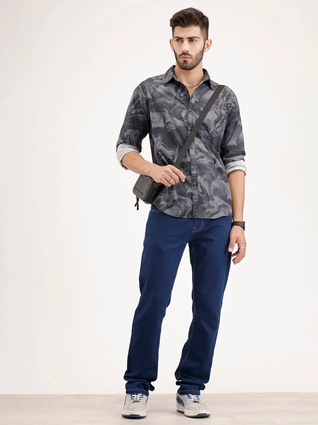 Slim Fit Denim Jeans | Dark Blue