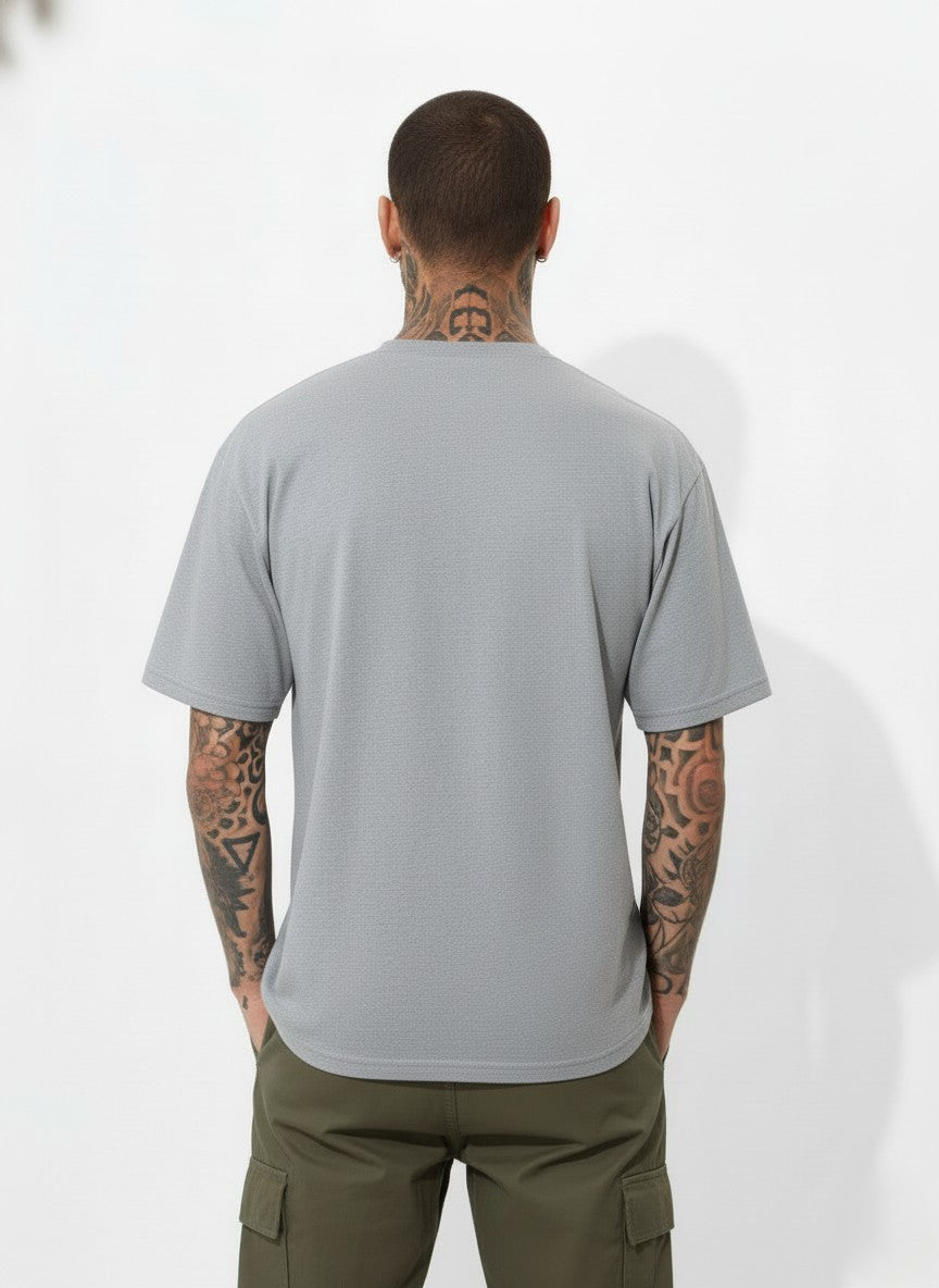Men Oversized Cotton Tribal T-Shirt