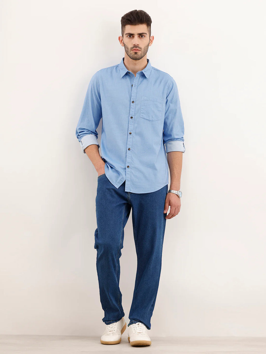 Classic Regular Fit Shirt | Light Blue