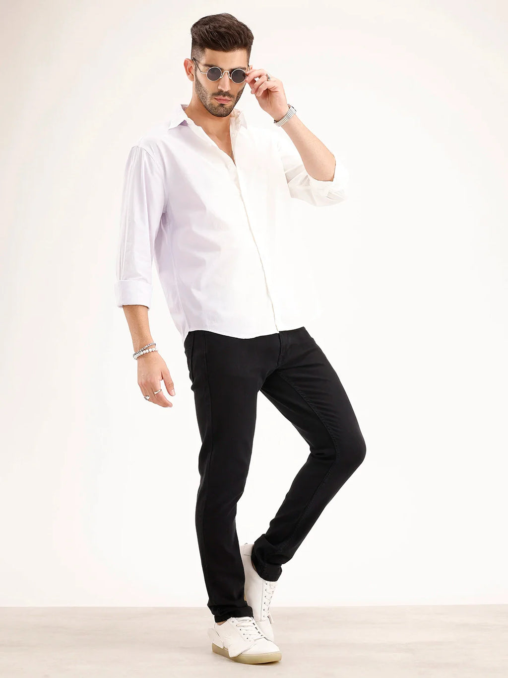 Skinny Fit Denim Jeans | Black