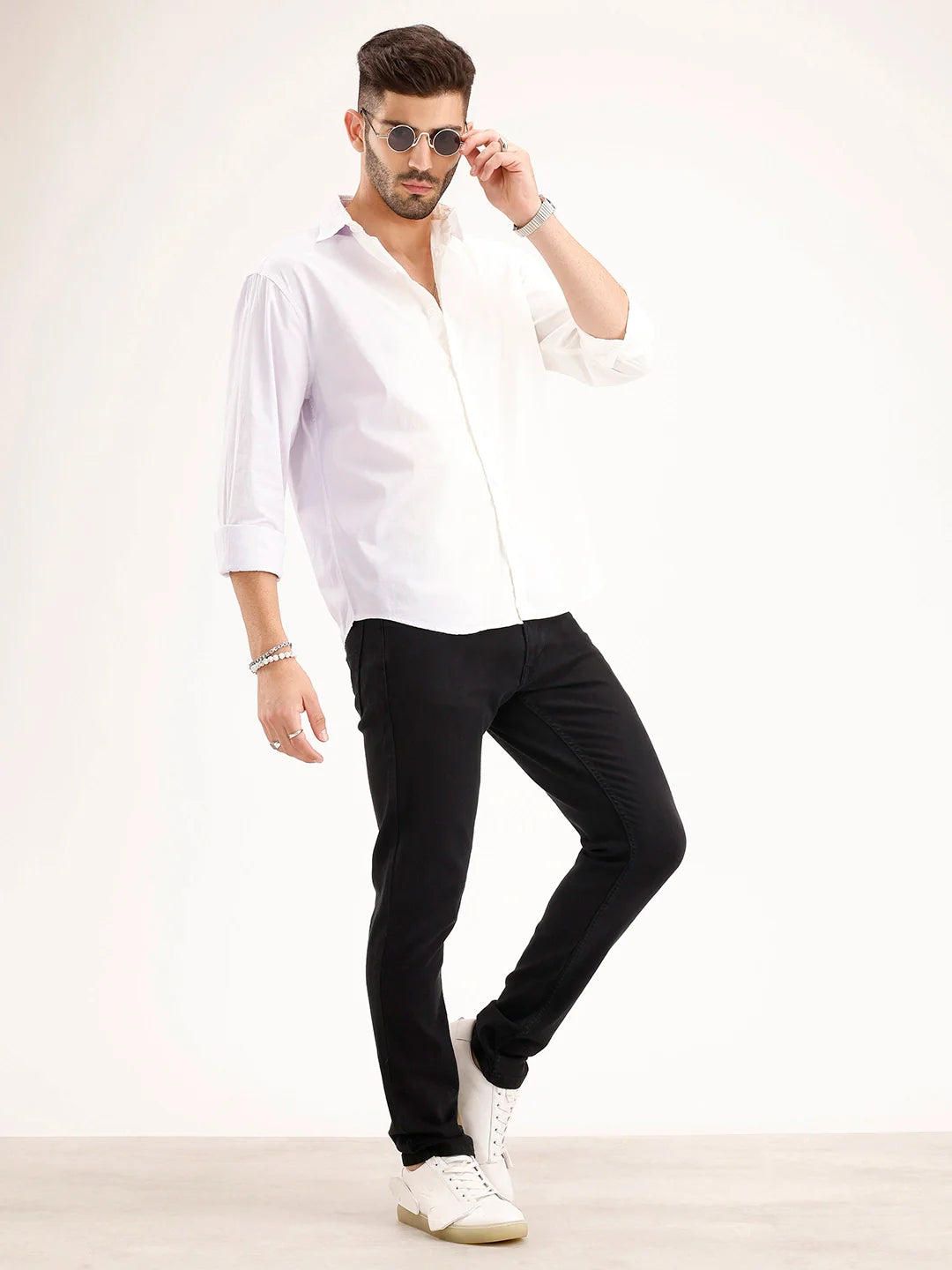 Skinny Fit Denim Jeans | Black