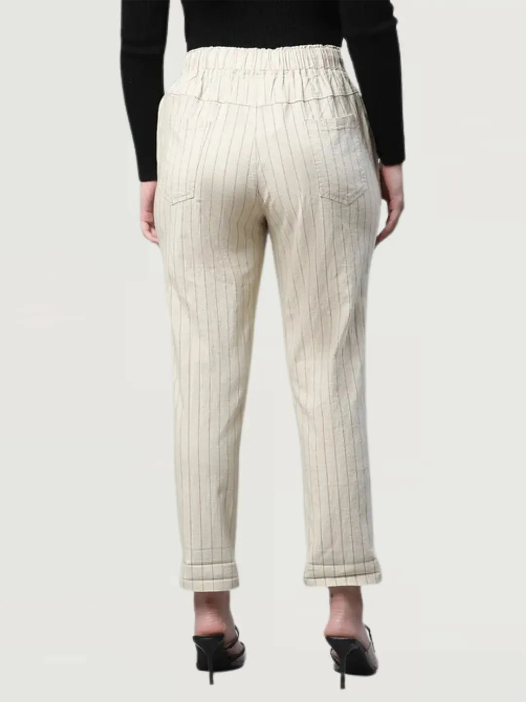 Beige Checkered Lower