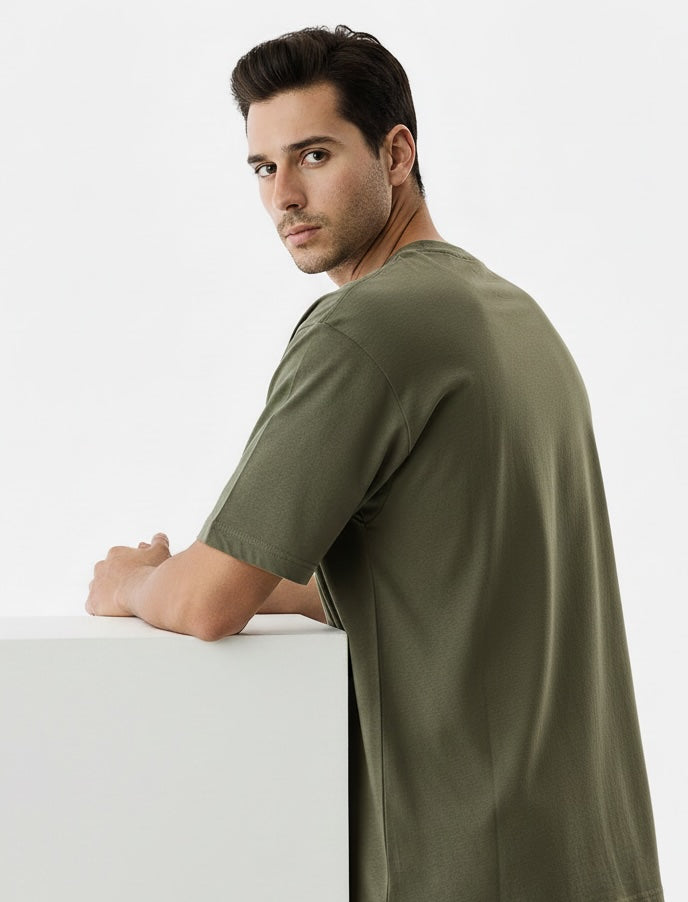 Men Oversized Cotton T-Shirt