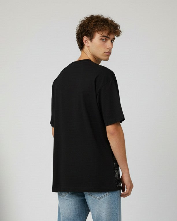 Men Printed Cotton Oversized T-Shirt