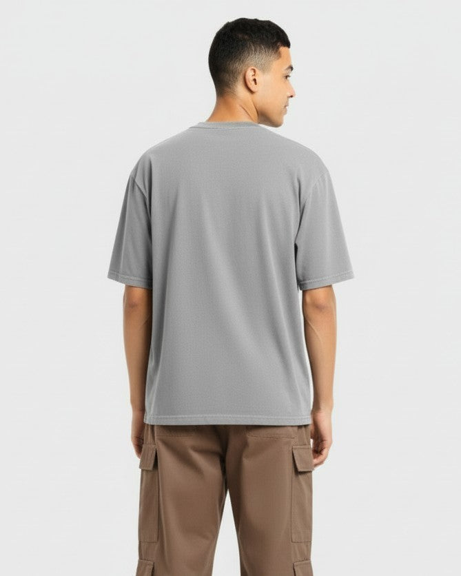 Men Oversized Cotton Tribal T-Shirt