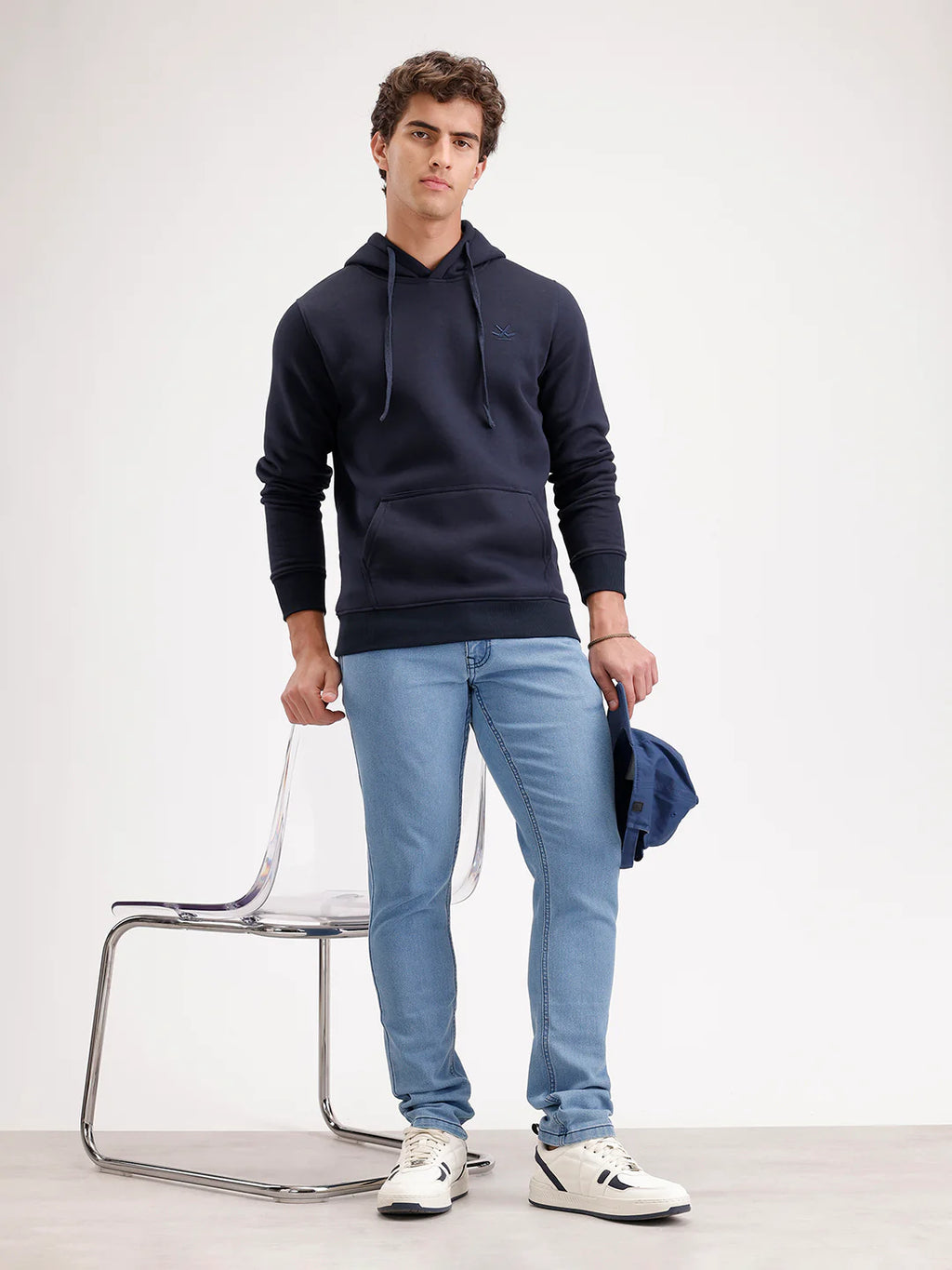 Solid Slim Fit Denim Jeans  | Blue