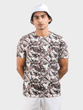 Men Embroidered Printed Tee
