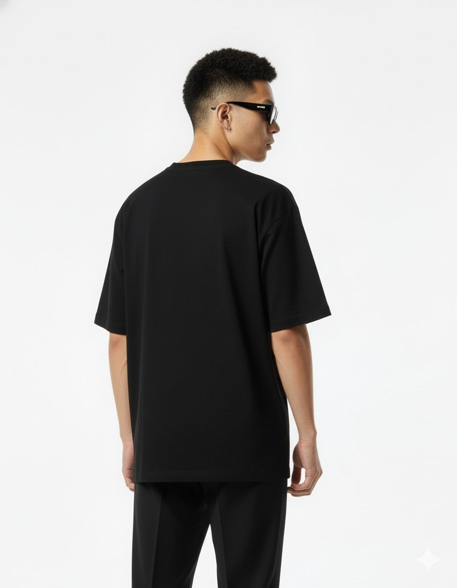 Men Printed Cotton Oversized T-Shirt