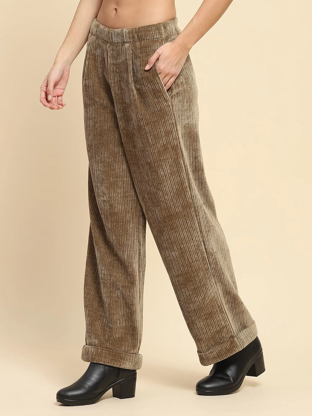 Olive Solid Loose Lower