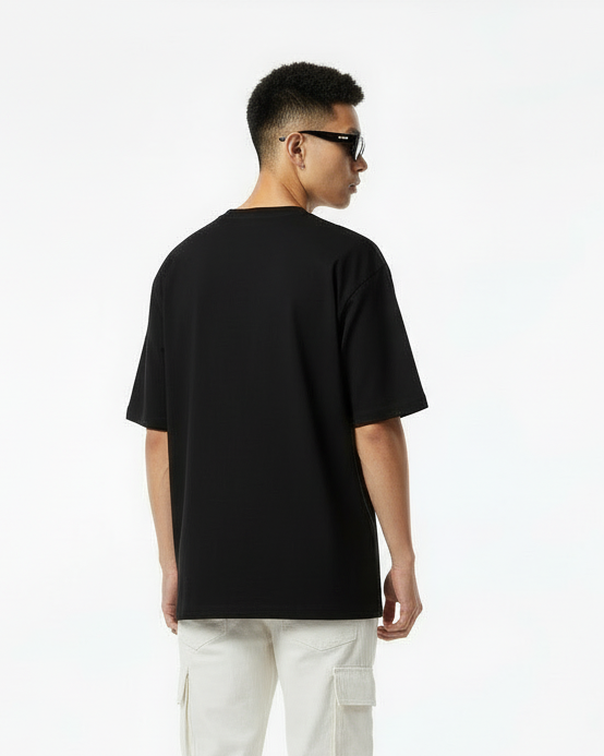 Men Printed Cotton Oversized T-Shirt