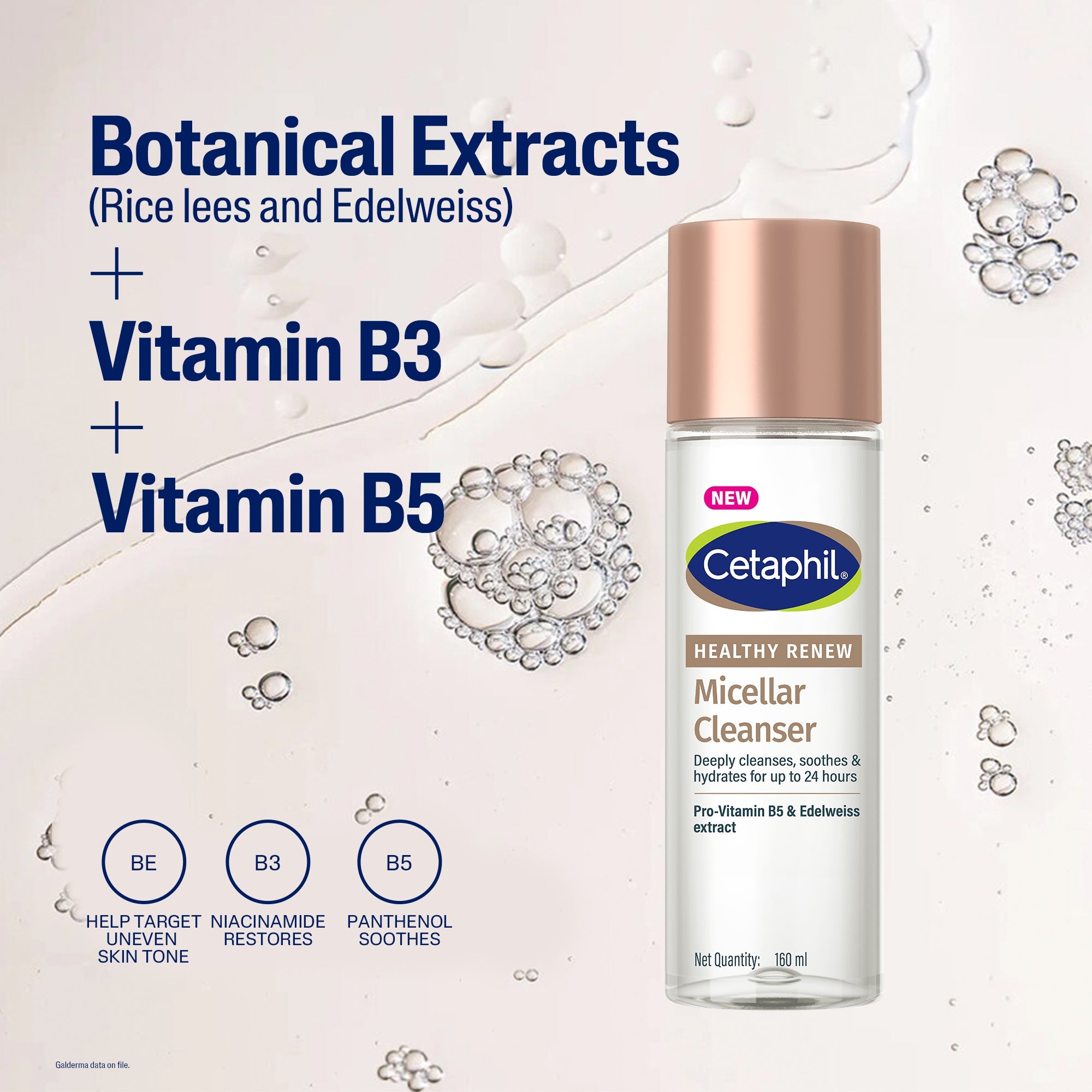 Cetaphil Healthy Renew Micellar Cleanser - 160ml