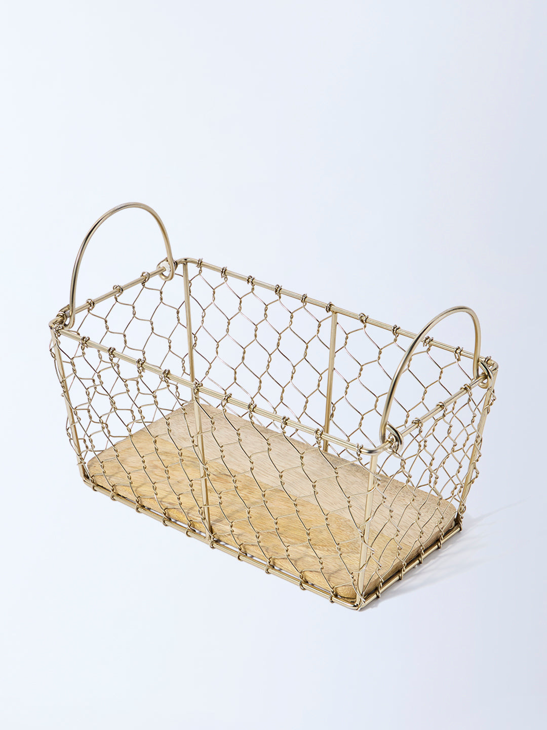 Westside Home Gold Wired Fruit Basket