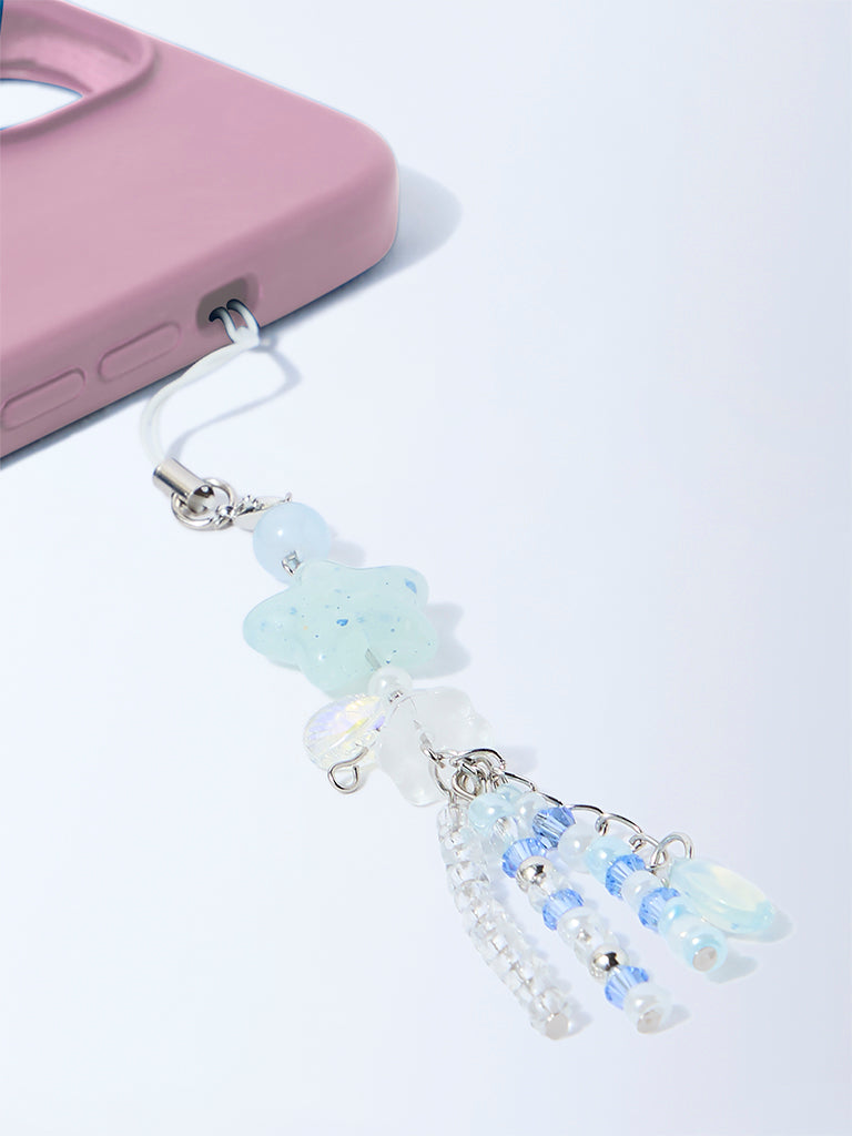 Studiowest Blue Star and Heart Beaded Charm