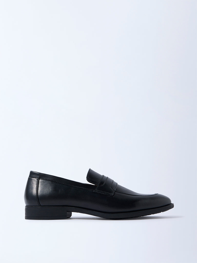 SOLEPLAY Black Penny Loafers