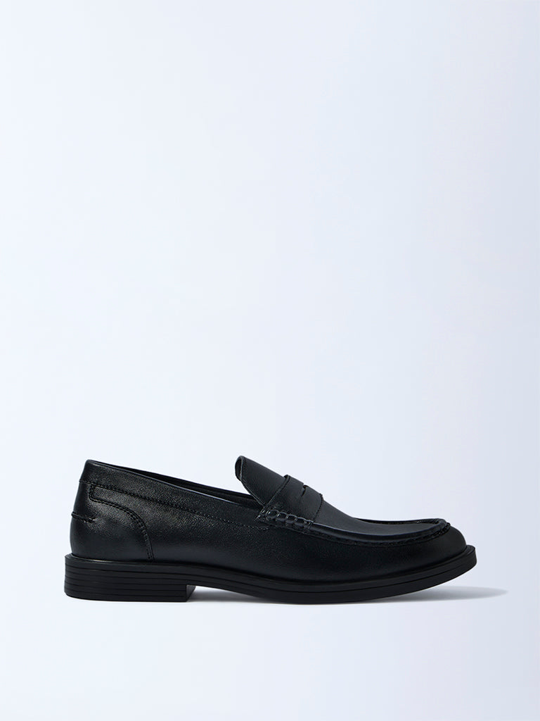 SOLEPLAY Black Penny Loafers