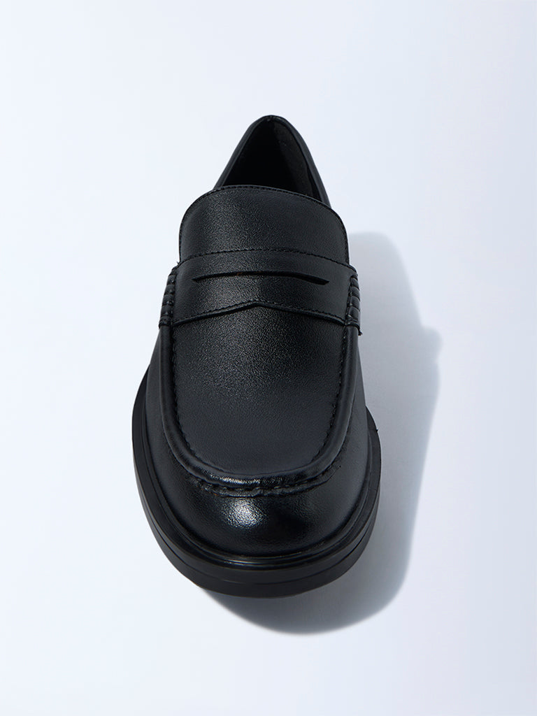 SOLEPLAY Black Penny Loafers