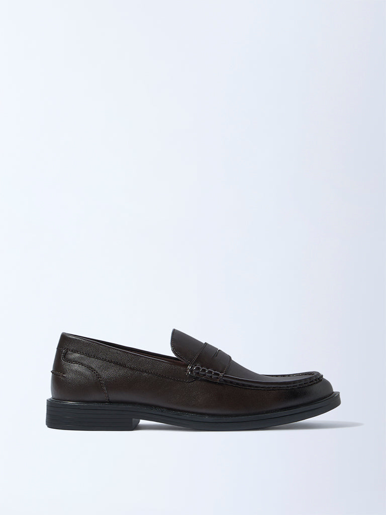 SOLEPLAY Dark Brown Penny Loafers