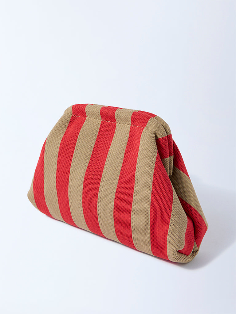 Studiowest Multicolour Striped Pouch