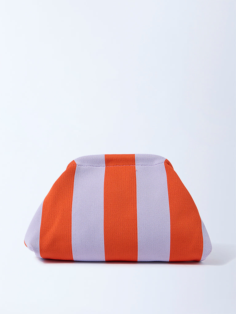Studiowest Multicolour Stripe Patterned Pouch