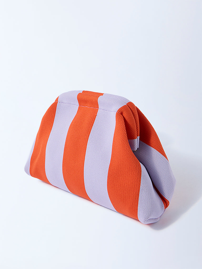 Studiowest Multicolour Stripe Patterned Pouch