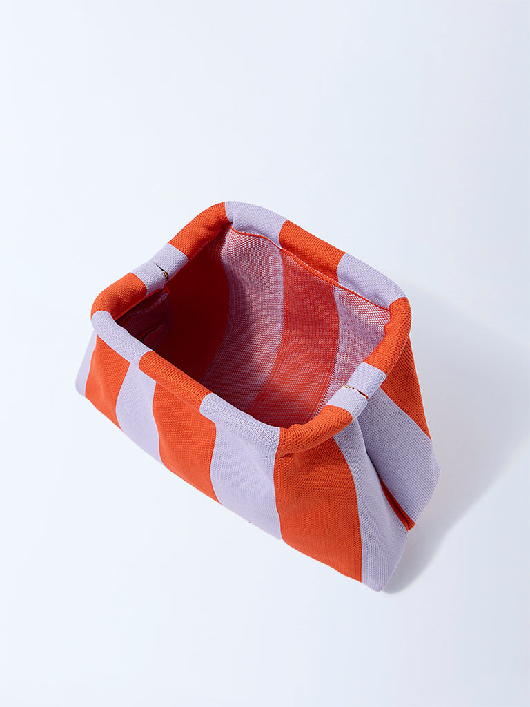 Studiowest Multicolour Stripe Patterned Pouch