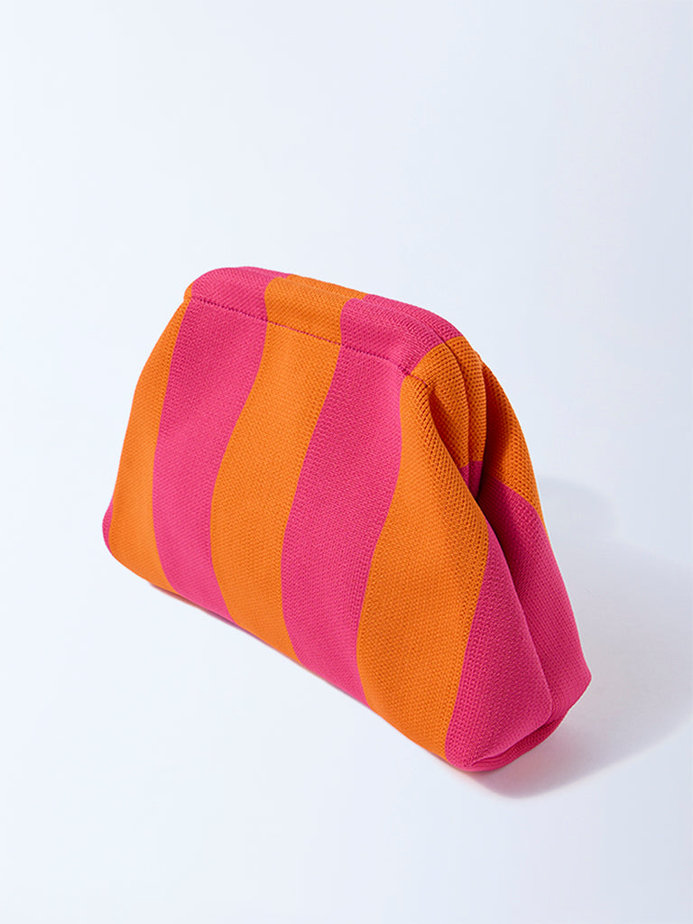 Studiowest Multicolour Striped Pouch