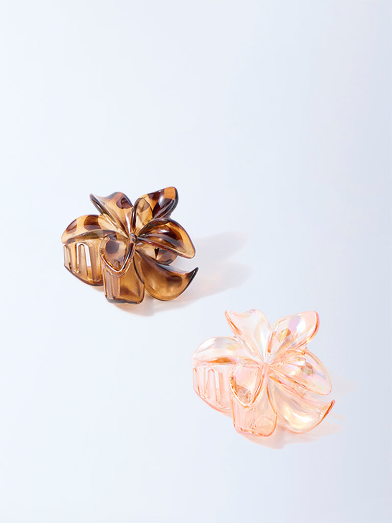 Studiowest Multicolour Flower Clips - Pack of 2