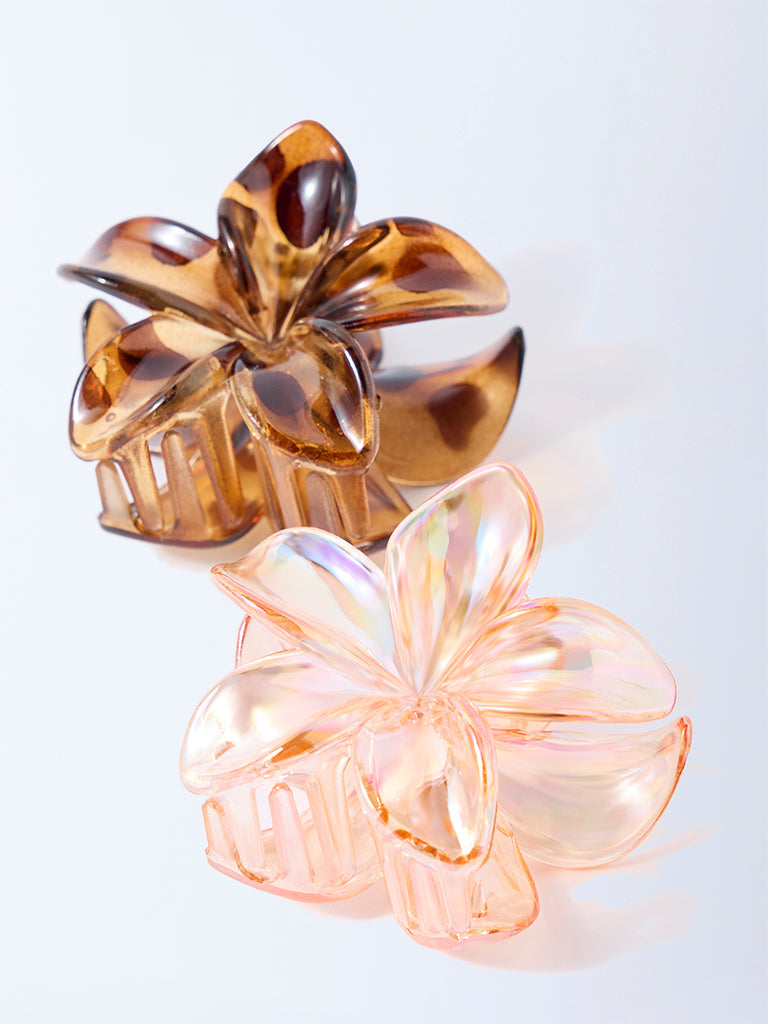 Studiowest Multicolour Flower Clips - Pack of 2