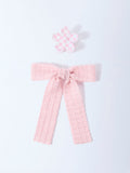 Studiowest Pink Flower Clip and Bow - Pack of 2