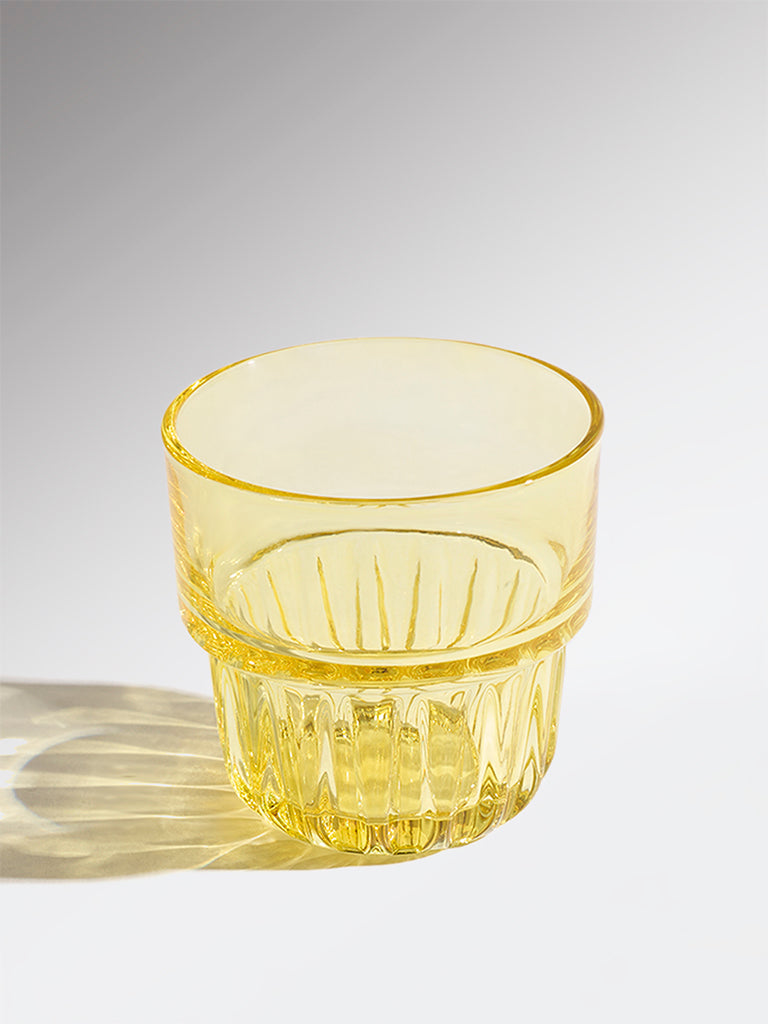 Westside Home Yellow Stackable Glass