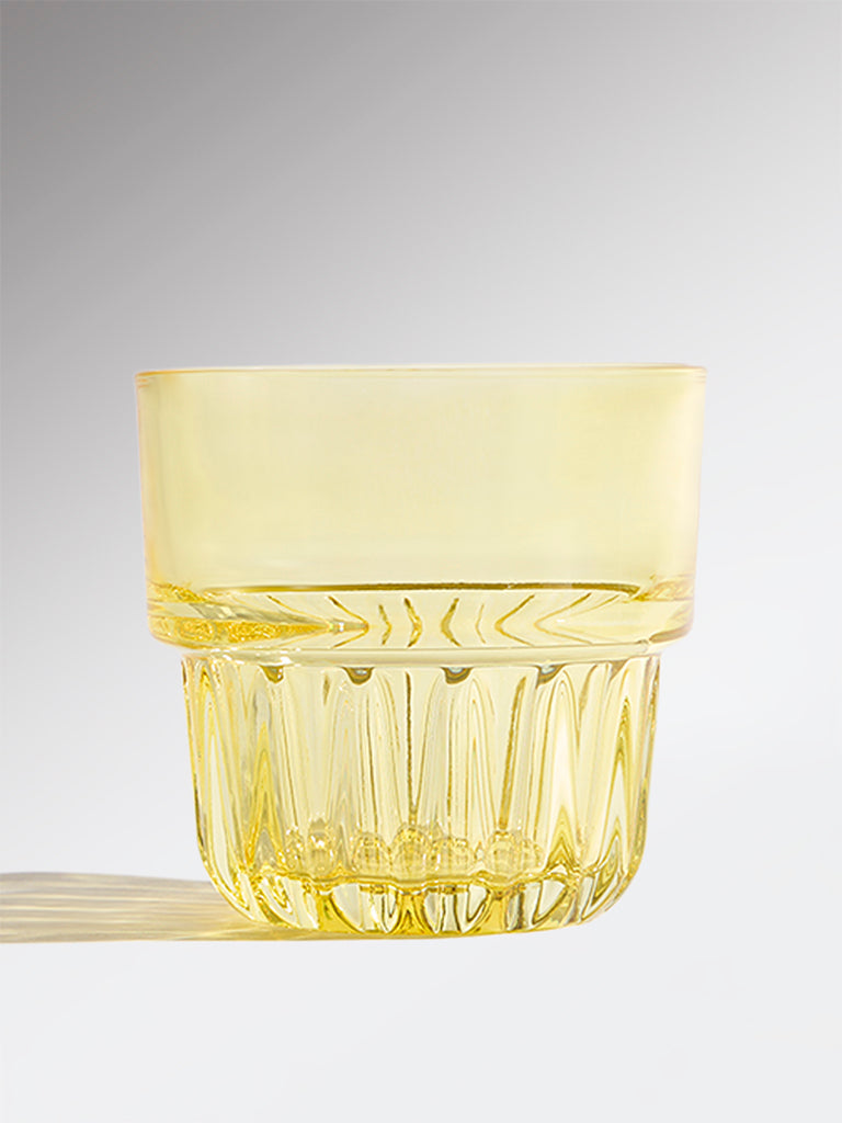 Westside Home Yellow Stackable Glass