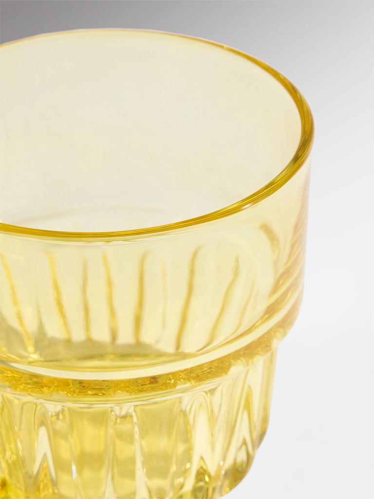 Westside Home Yellow Stackable Glass