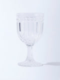 Westside Home Clear Textured Wine Glass