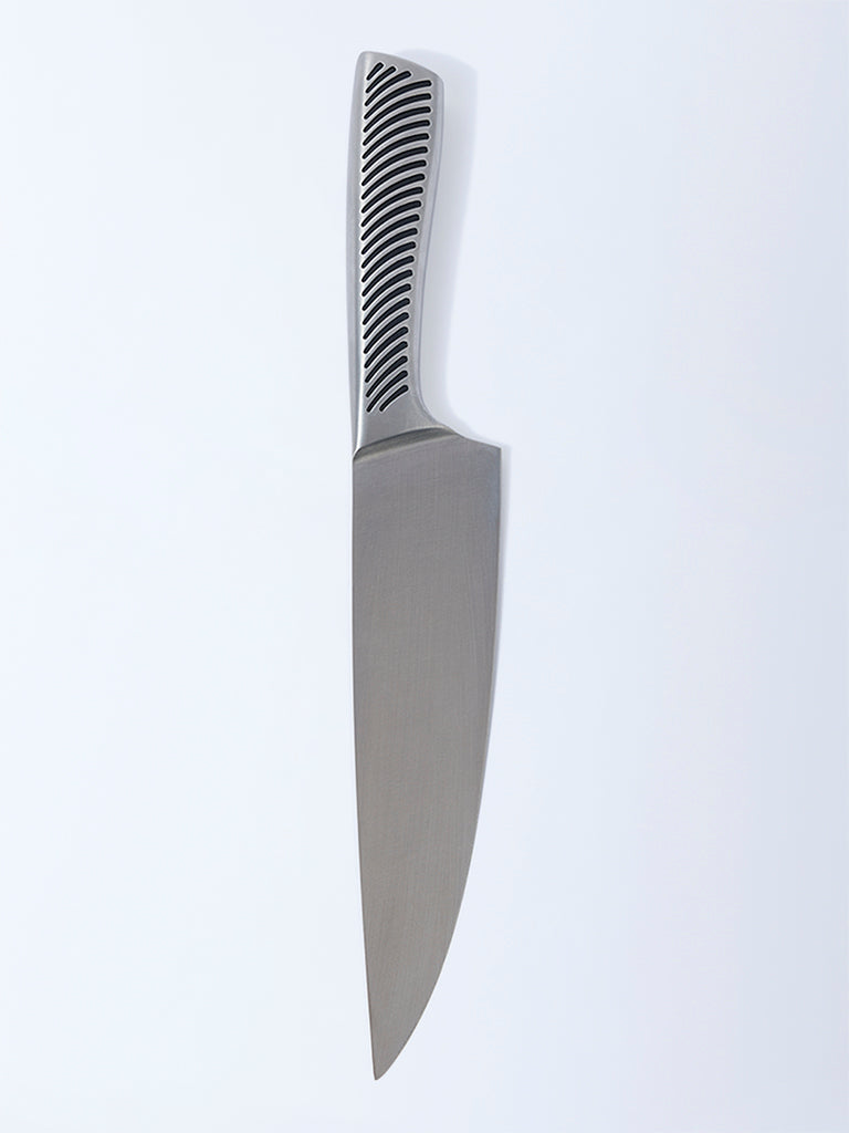 Westside Home Silver Curved Chef Knife