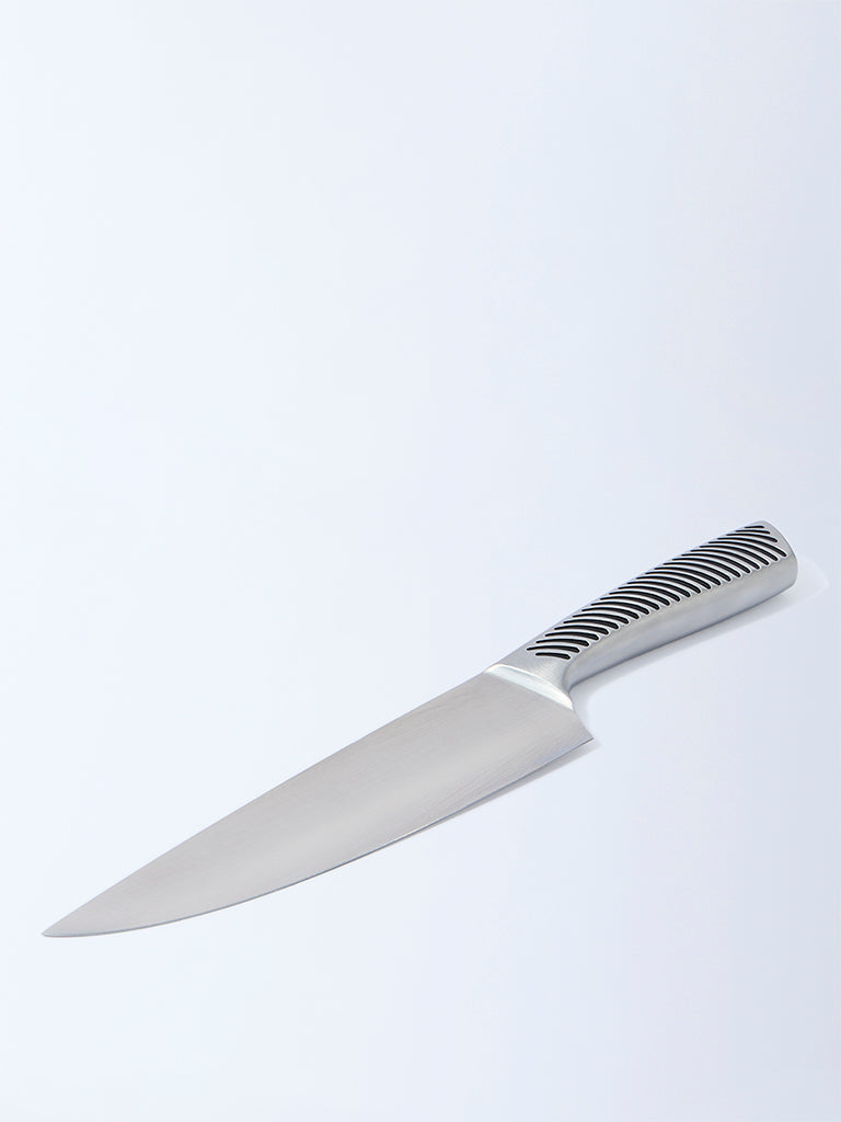 Westside Home Silver Curved Chef Knife