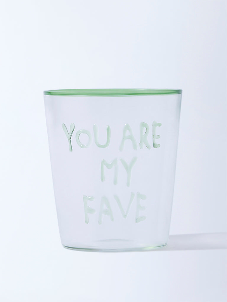 Westside Home Green Text Design Glass