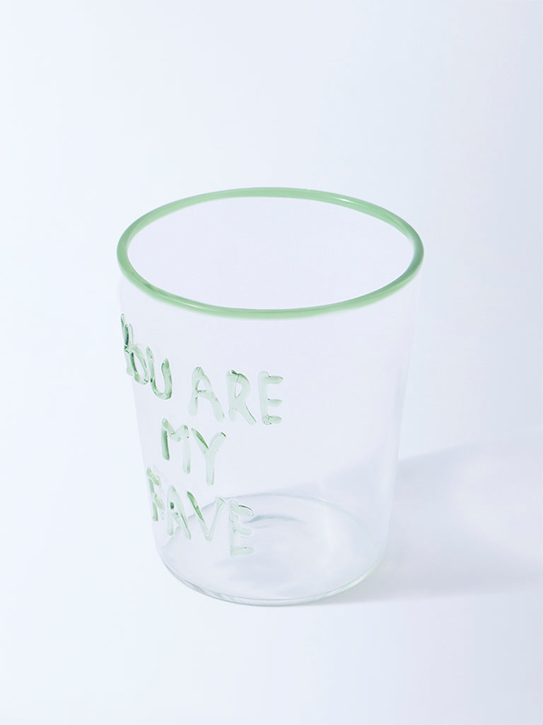 Westside Home Green Text Design Glass