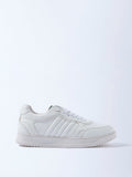 SOLEPLAY White Perforated Lace-Up Sneakers