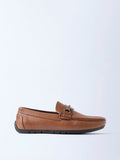 SOLEPLAY Tan Braid-Detailed Loafers