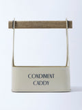 Westside Home Cream Condiments Caddy