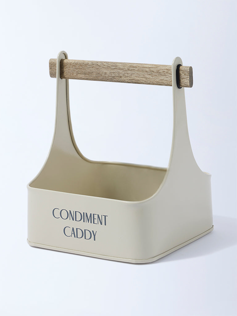 Westside Home Cream Condiments Caddy