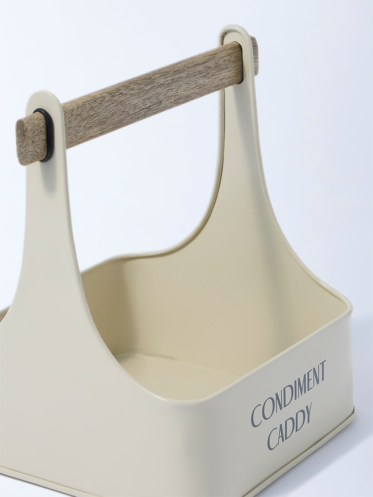 Westside Home Cream Condiments Caddy