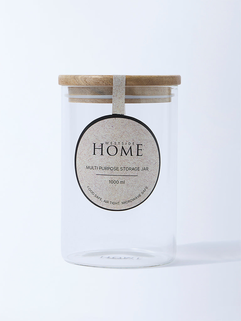 Westside Home Clear Multi Purpose Storage Jar - 1000ML